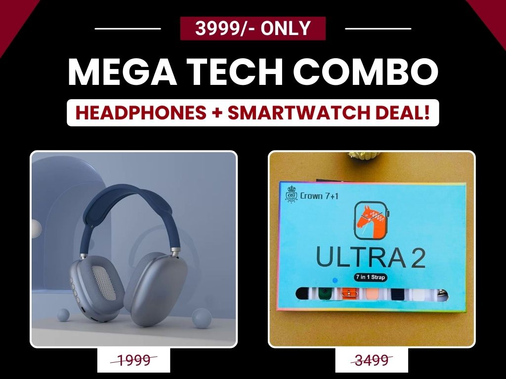 Mega Tech Combo – Headphones + Smartwatch Deal!