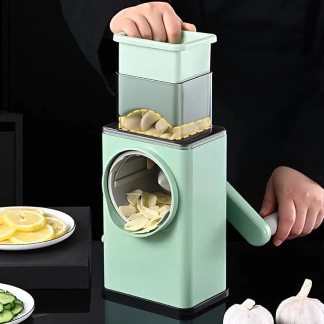 3 in 1 Multi Function Vegetable Cutter With Stainless Steel Panel