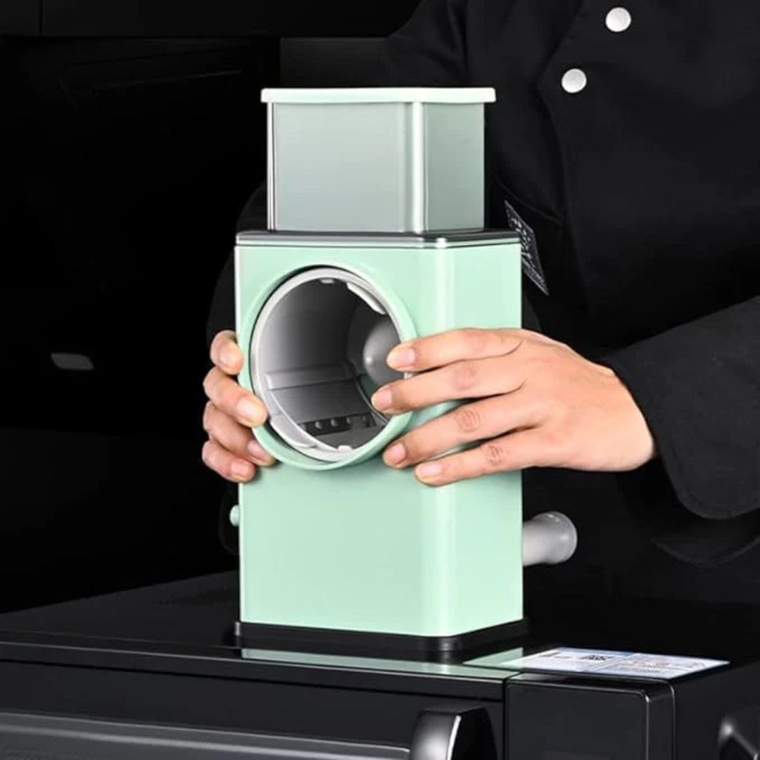 3 in 1 Multi Function Vegetable Cutter With Stainless Steel Panel