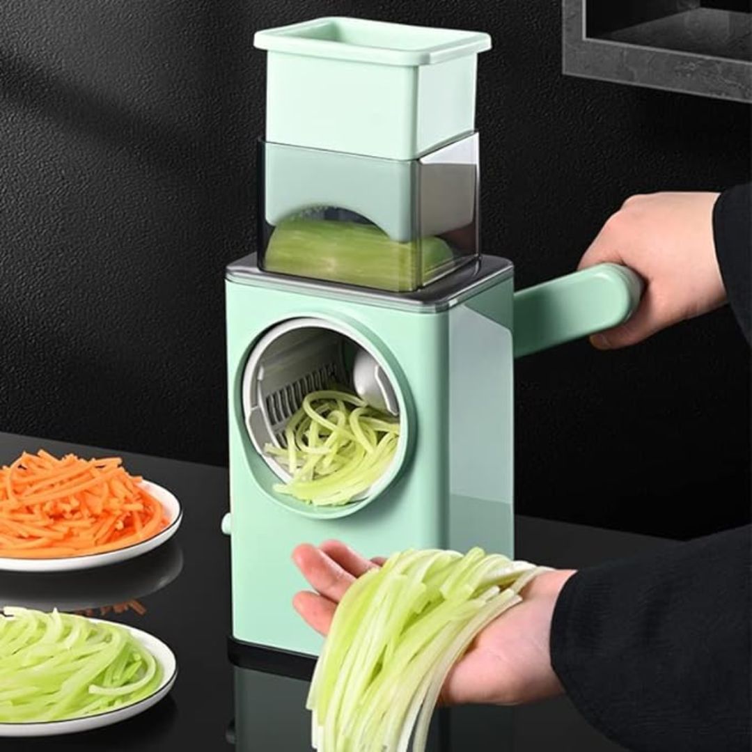 3 in 1 Multi Function Vegetable Cutter With Stainless Steel Panel