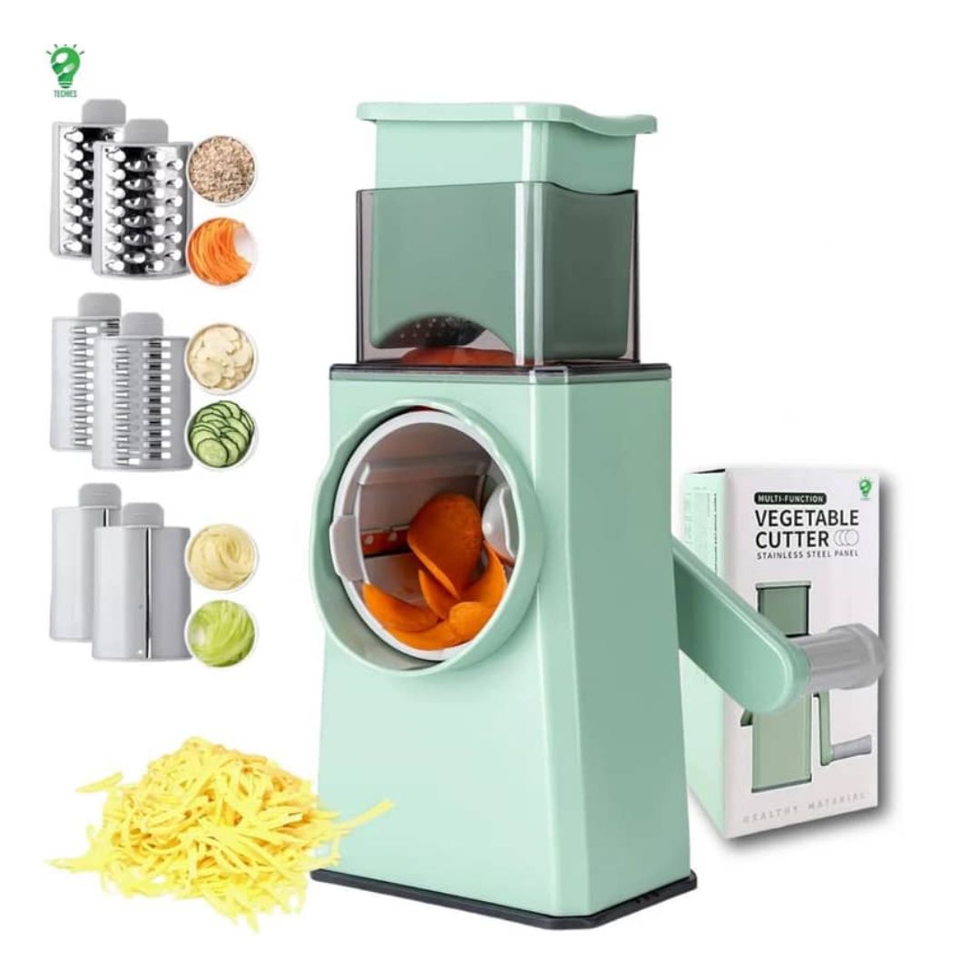 3 in 1 Multi Function Vegetable Cutter With Stainless Steel Panel