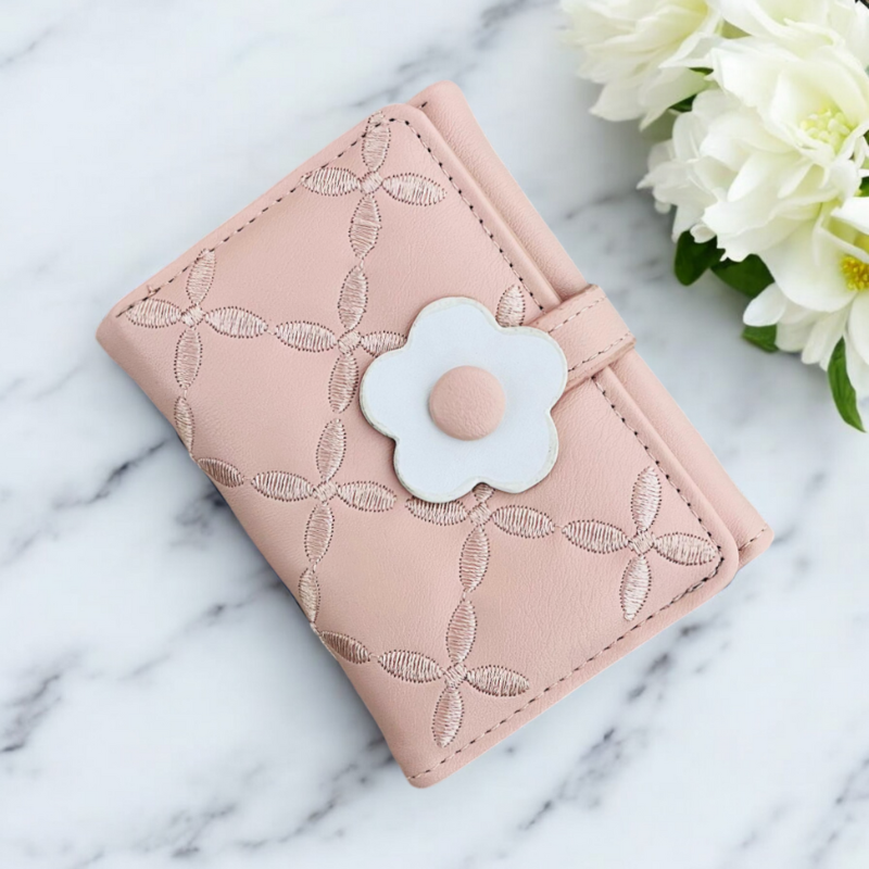 Kawaii Flower Trifold Wallet & Card Holder - With Free COD!