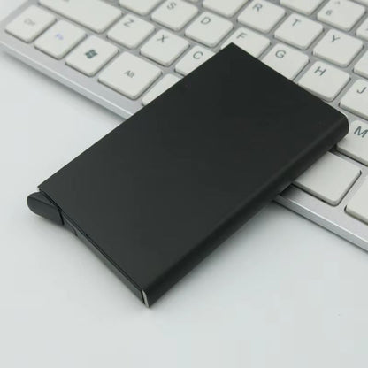 Metal Stainless Steel RFID Credit Card Holder – Free Cash on Delivery
