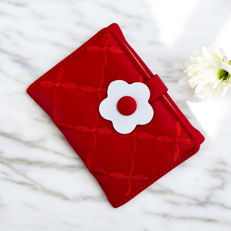 Kawaii Flower Trifold Wallet & Card Holder - With Free COD!