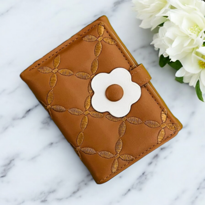 Kawaii Flower Trifold Wallet & Card Holder - With Free COD!