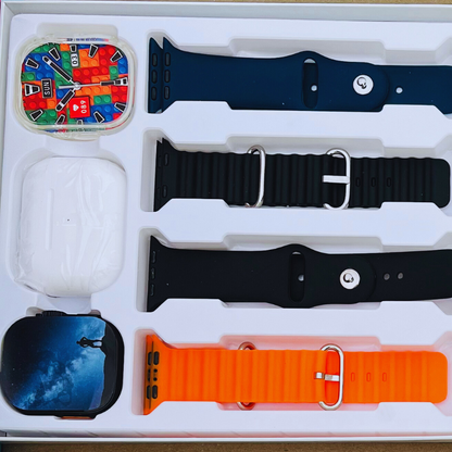 A23 Ultra 2 Smartwatch & Earbuds | 7-in-1 Ultimate Bundle | Free COD