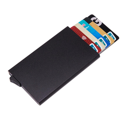 Metal Stainless Steel RFID Credit Card Holder – Free Cash on Delivery