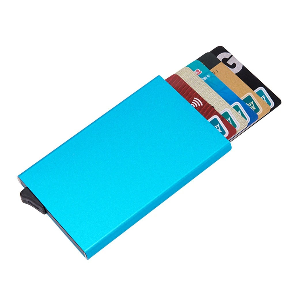 Metal Stainless Steel RFID Credit Card Holder – Free Cash on Delivery
