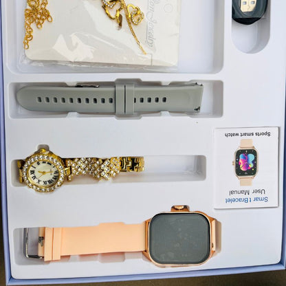 New D15 GS Luxury Smart Watch for Women - Free Cash on Delivery