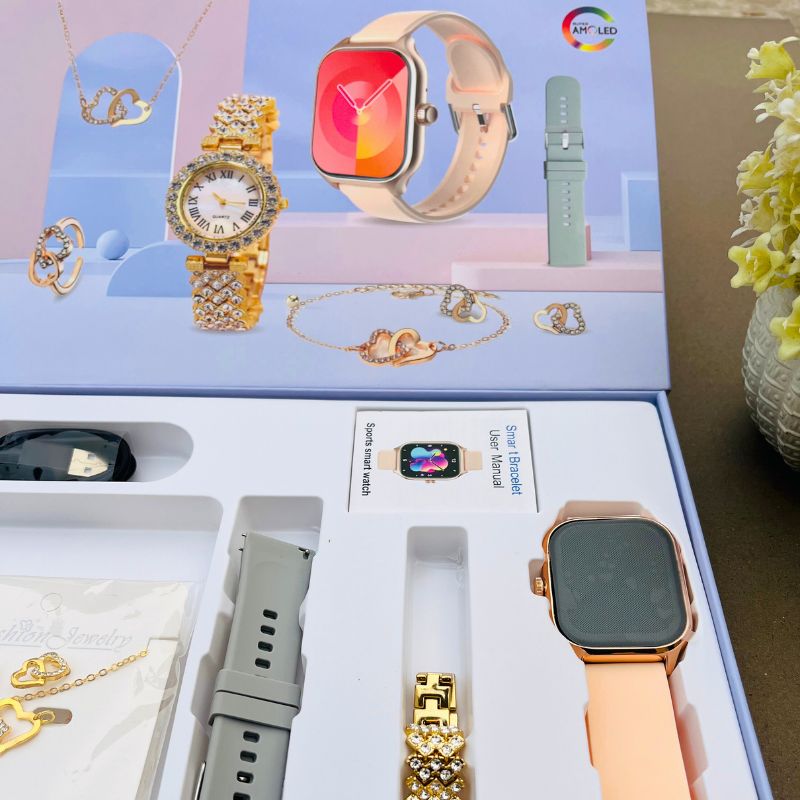 New D15 GS Luxury Smart Watch for Women - Free Cash on Delivery