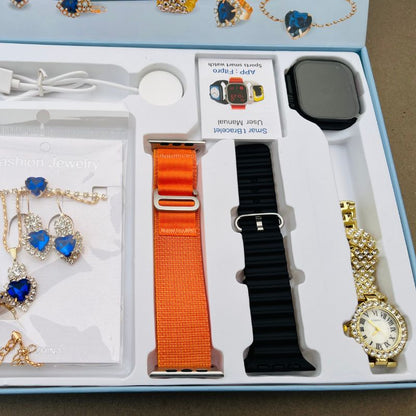 D16 GS LADIES LUXURY SMART WATCH SET - FREE CASH ON DELIVERY