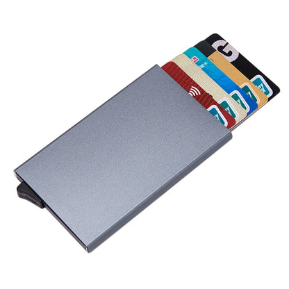 Metal Stainless Steel RFID Credit Card Holder – Free Cash on Delivery