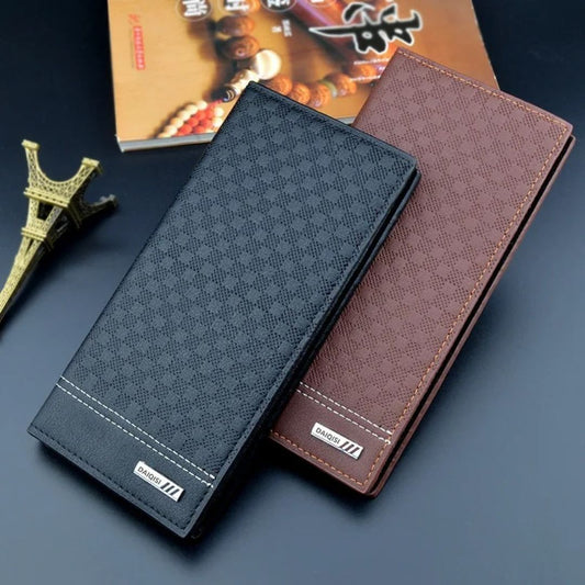 Premium Men's Long PU Leather Wallet