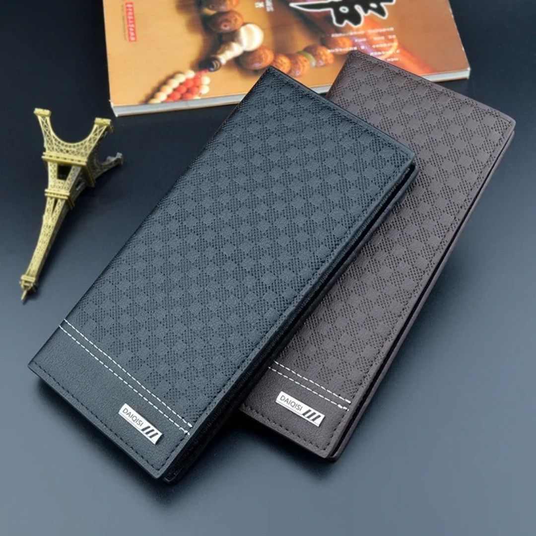 Premium Men's Long PU Leather Wallet