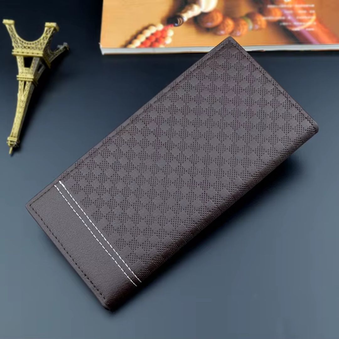 Premium Men's Long PU Leather Wallet