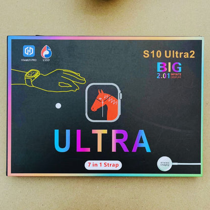 S10 Ultra 2 Smart Watch with 7 Straps – Free Cash on Delivery