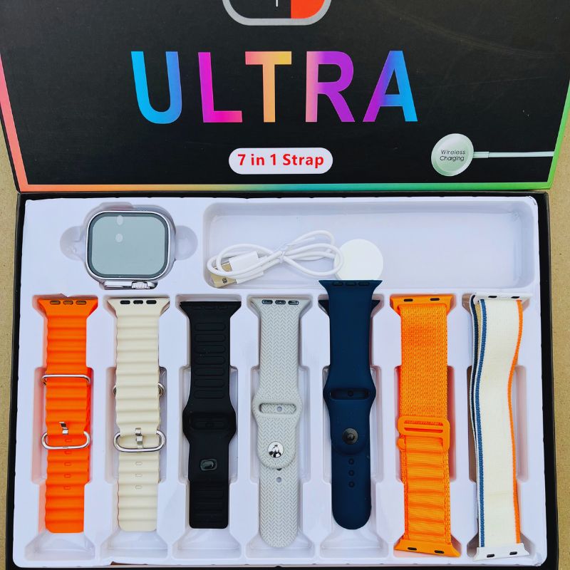 S10 Ultra 2 Smart Watch with 7 Straps – Free Cash on Delivery