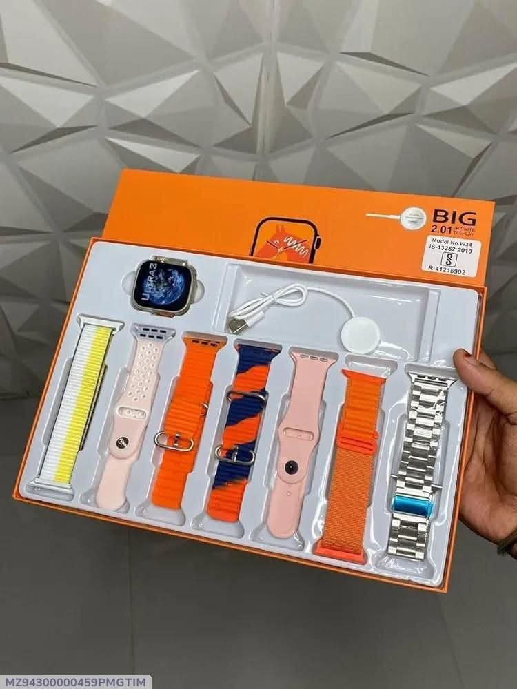 Crown 7+1 Ultra 2 Smartwatch - with Free Cash on Delivery