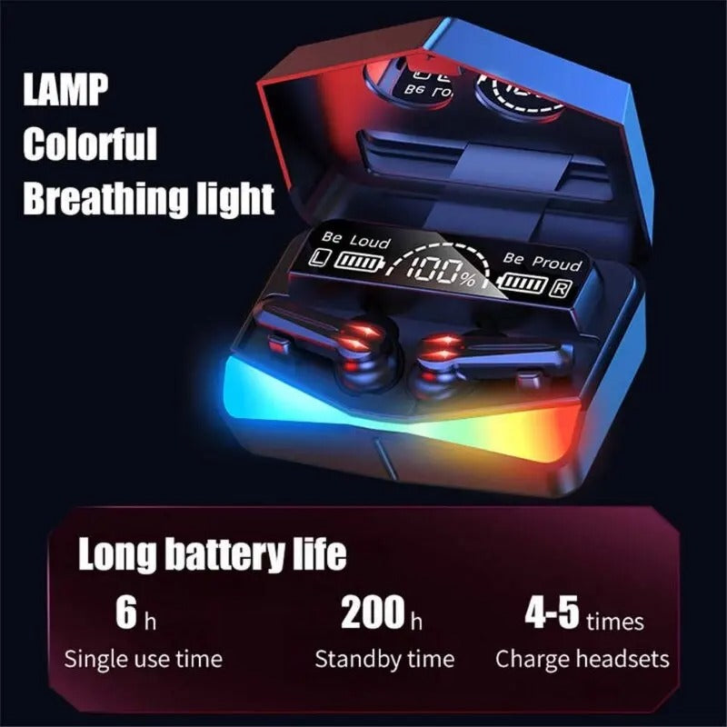 M28 Gaming Earbuds - LED Display - With Free Cash on Delivery